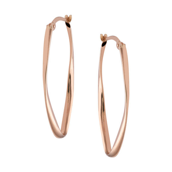 Rose Gold Hoops