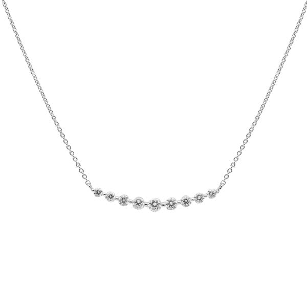 row of diamonds necklace