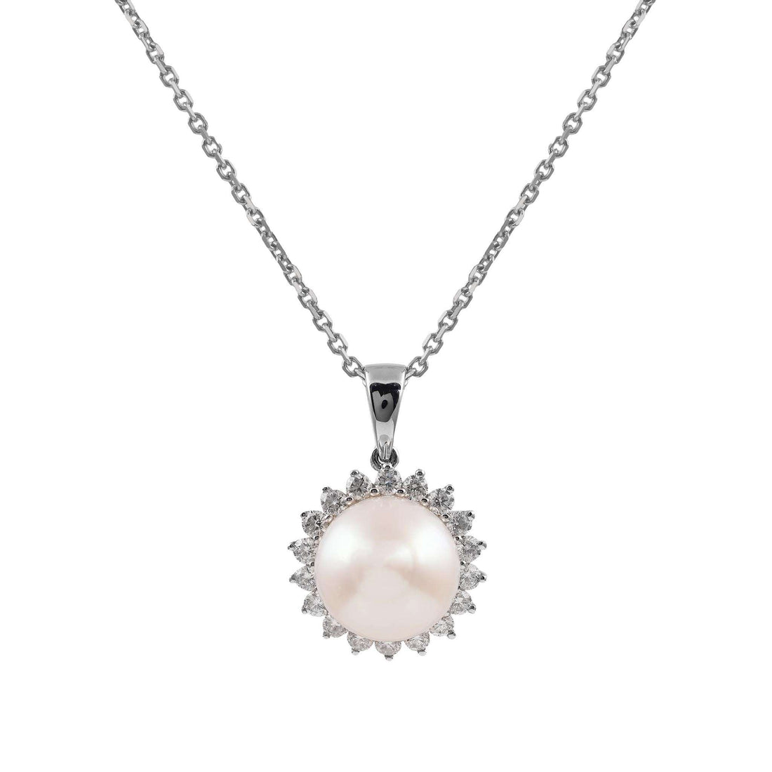 Pearl and Diamond Pendant