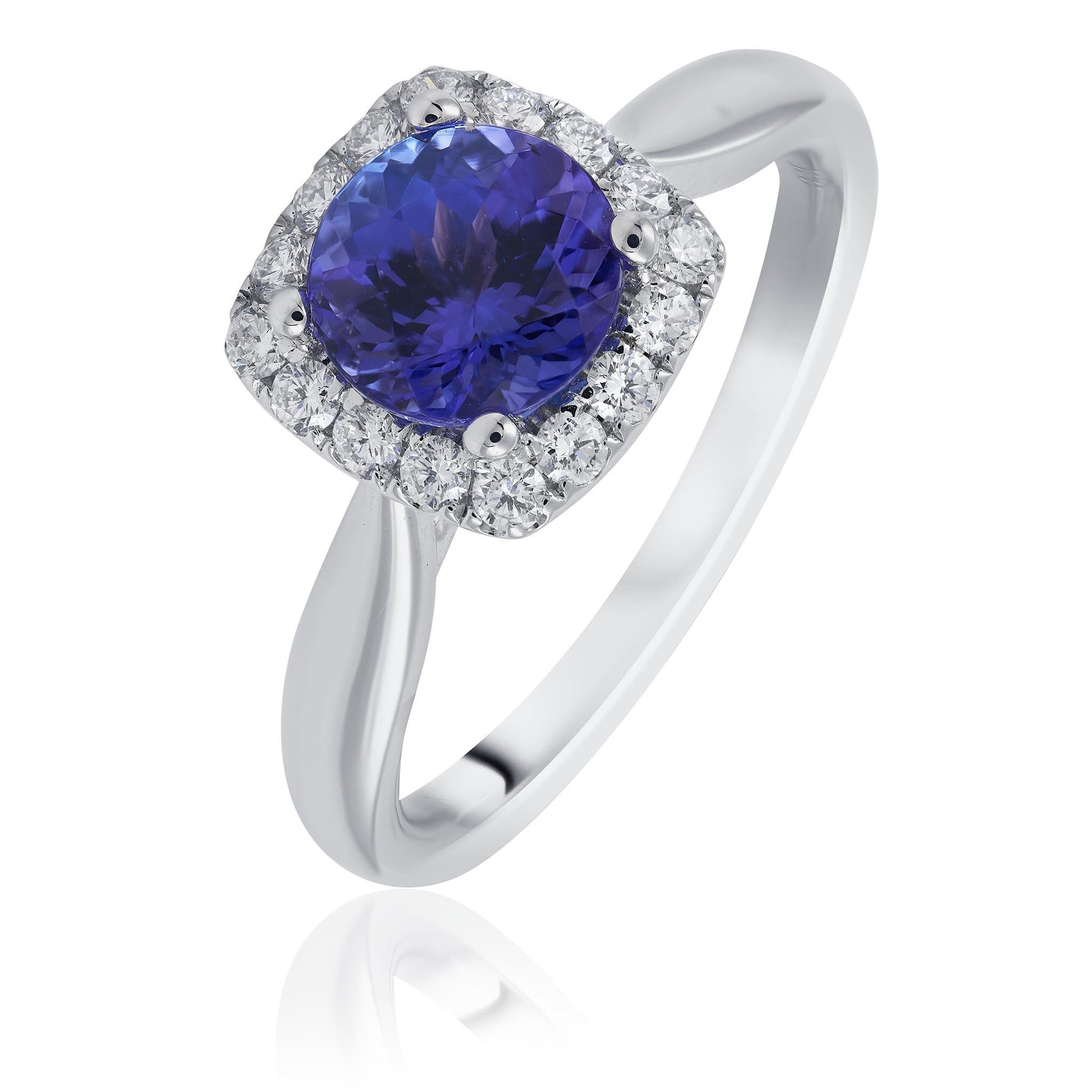 Tanzanite and Diamond Ring