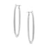 White Gold Hoop Earrings