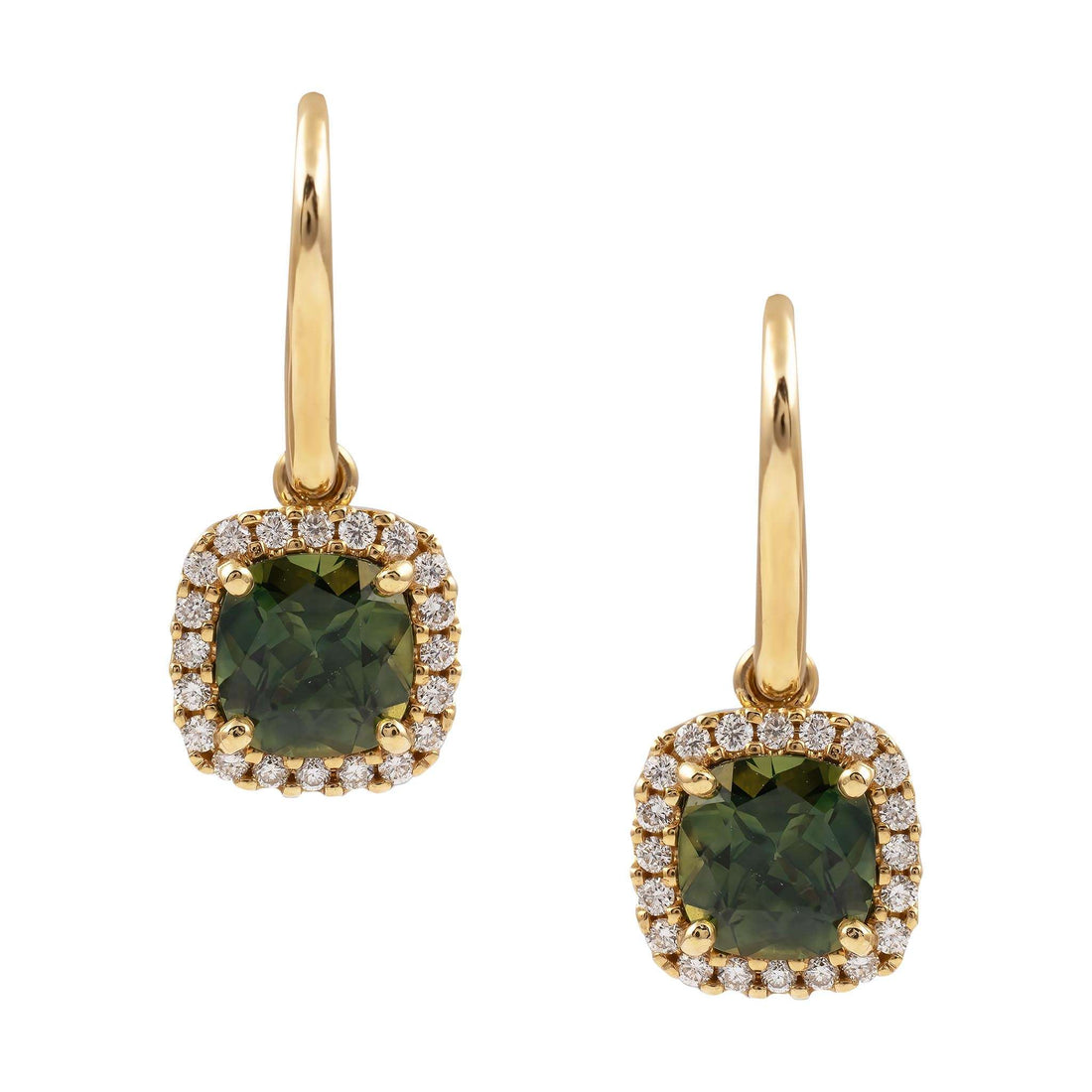 Sapphire Drop Earrings