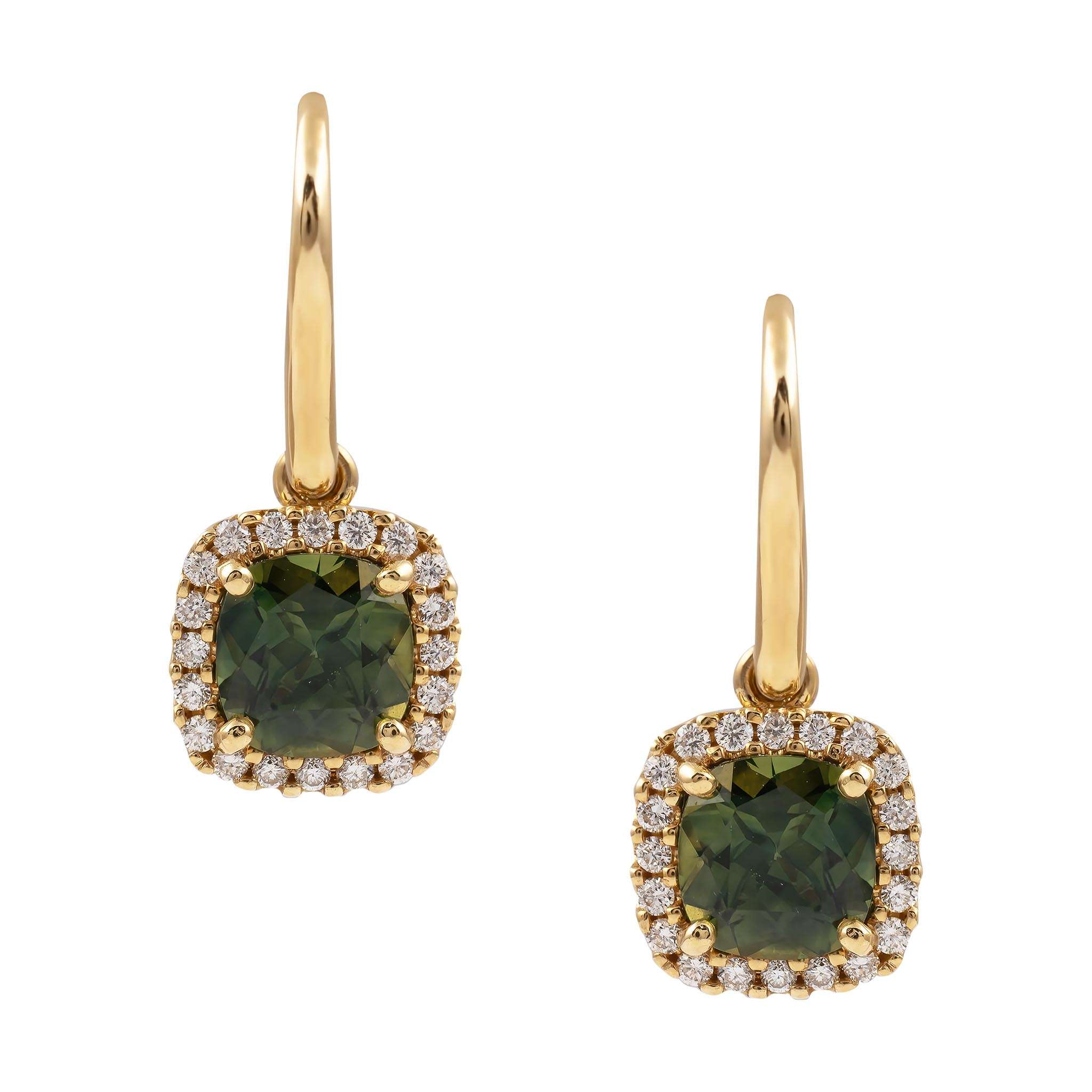 Sapphire Drop Earrings