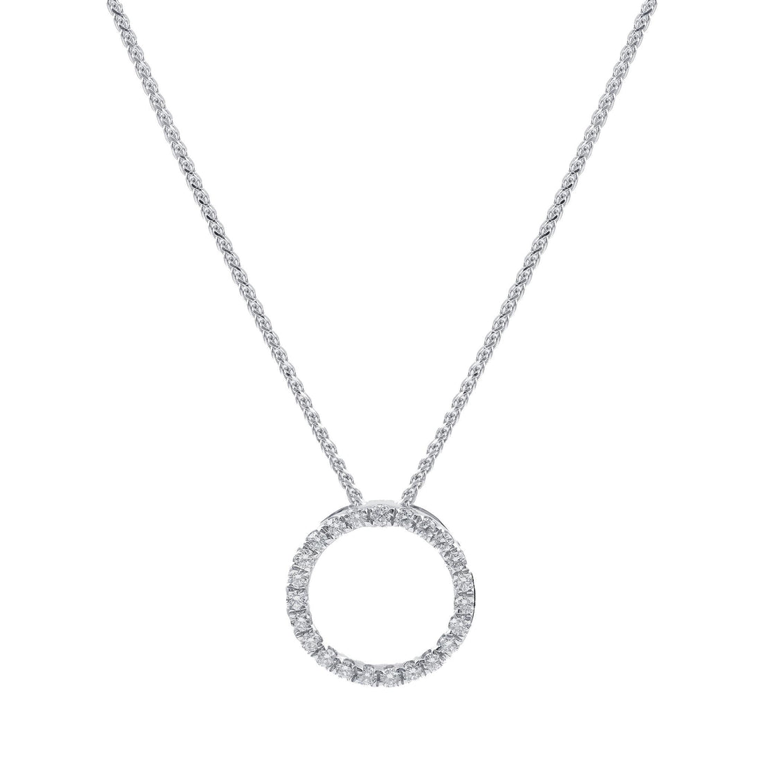 Diamond Circle Pendant