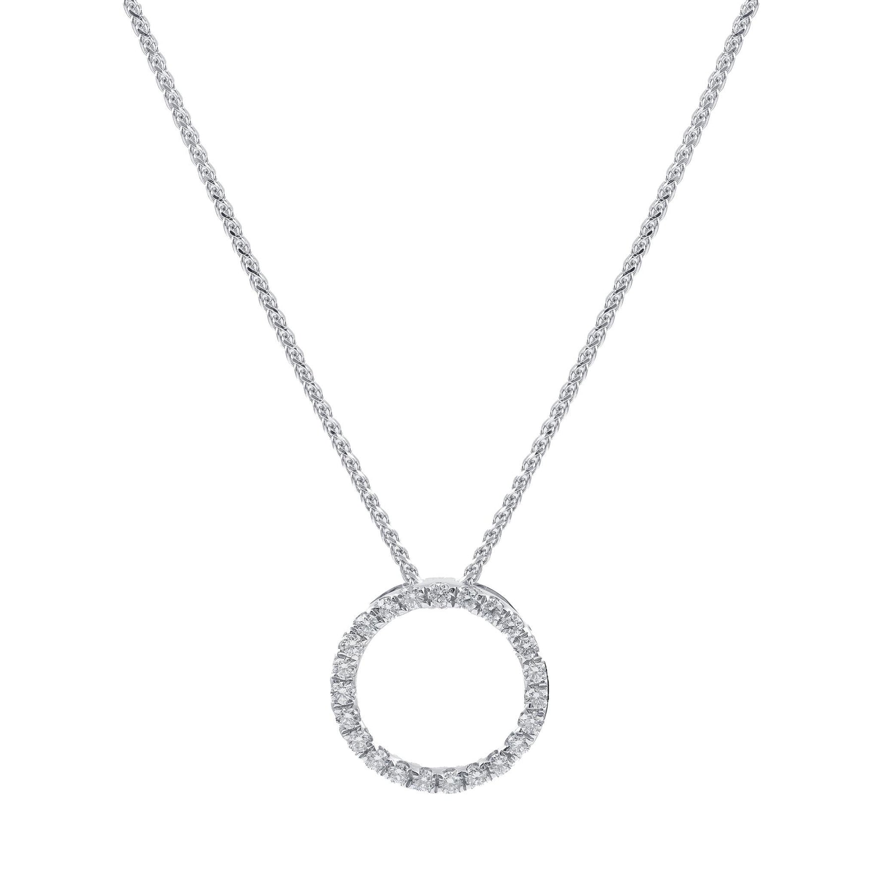 Diamond Circle Pendant