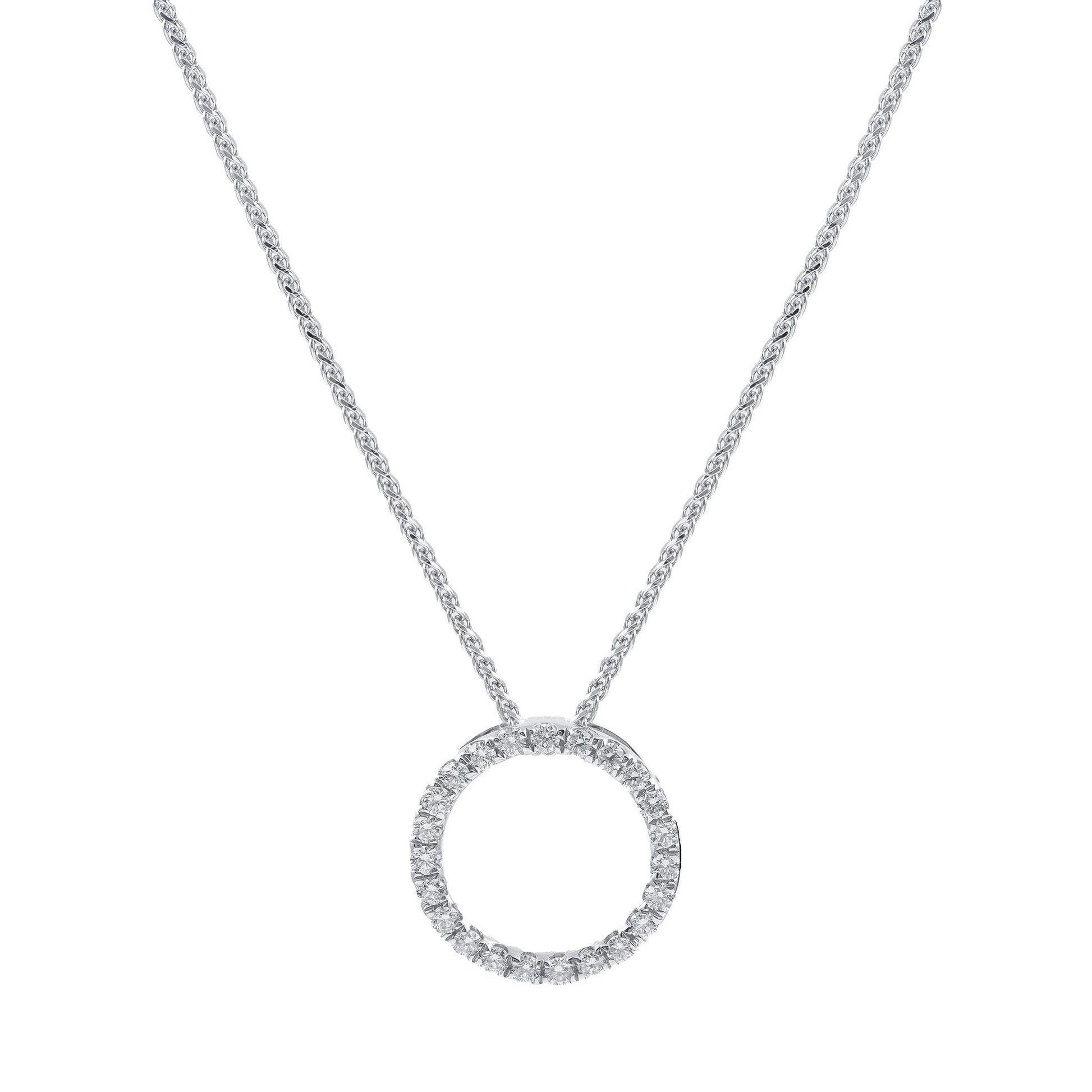Diamond Circle Pendant