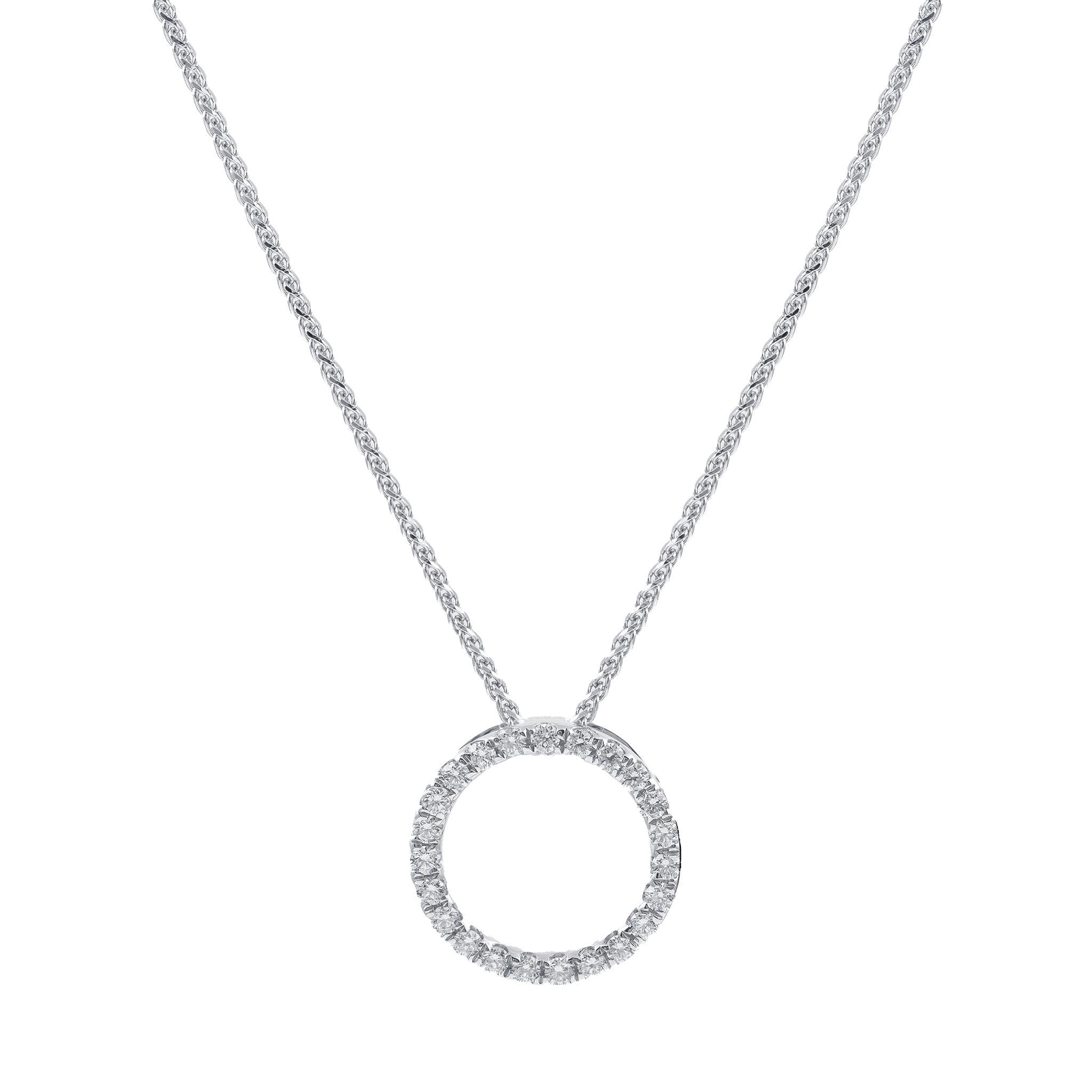 Diamond Circle Pendant