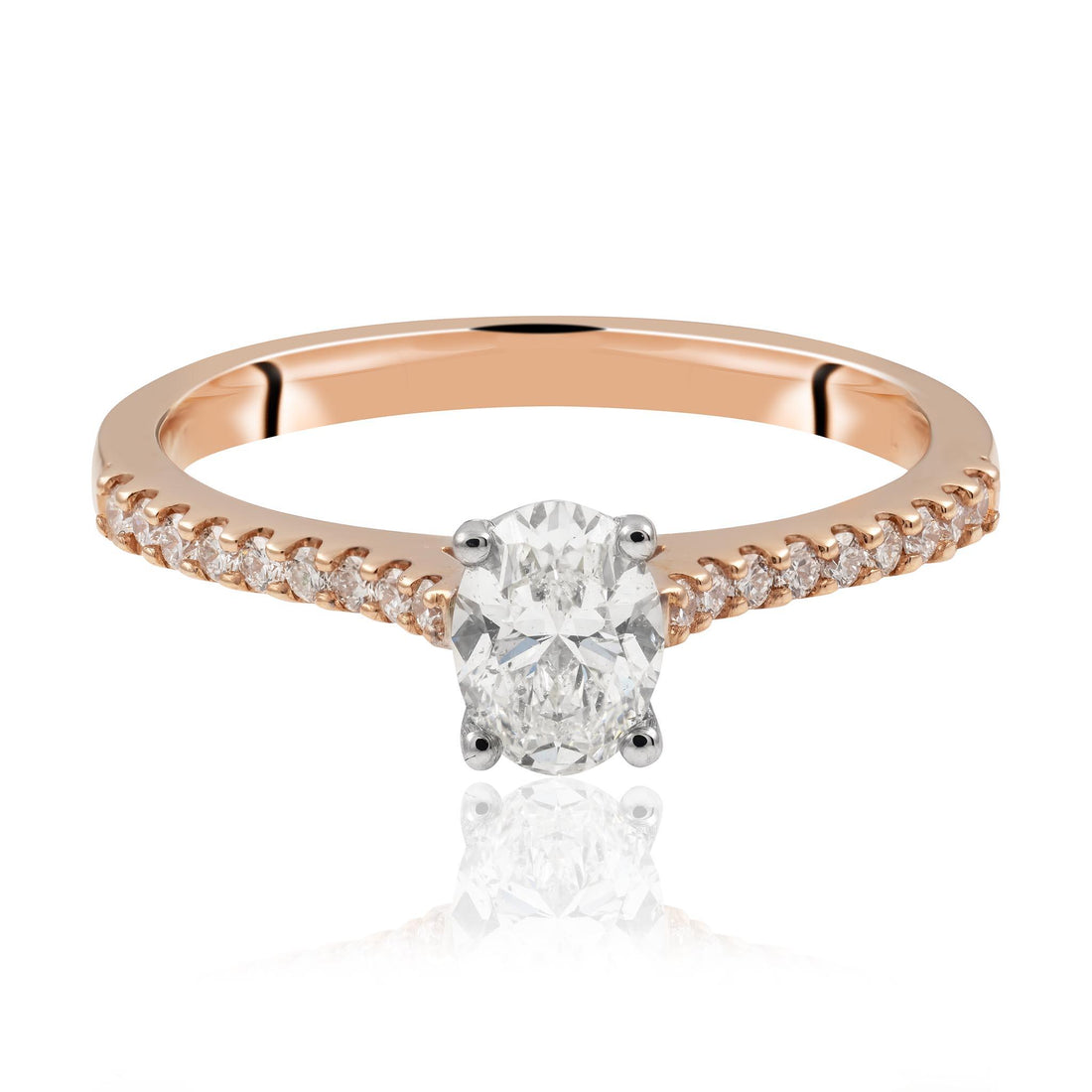 Oval Cut Diamond Engagement Ring Brisbane