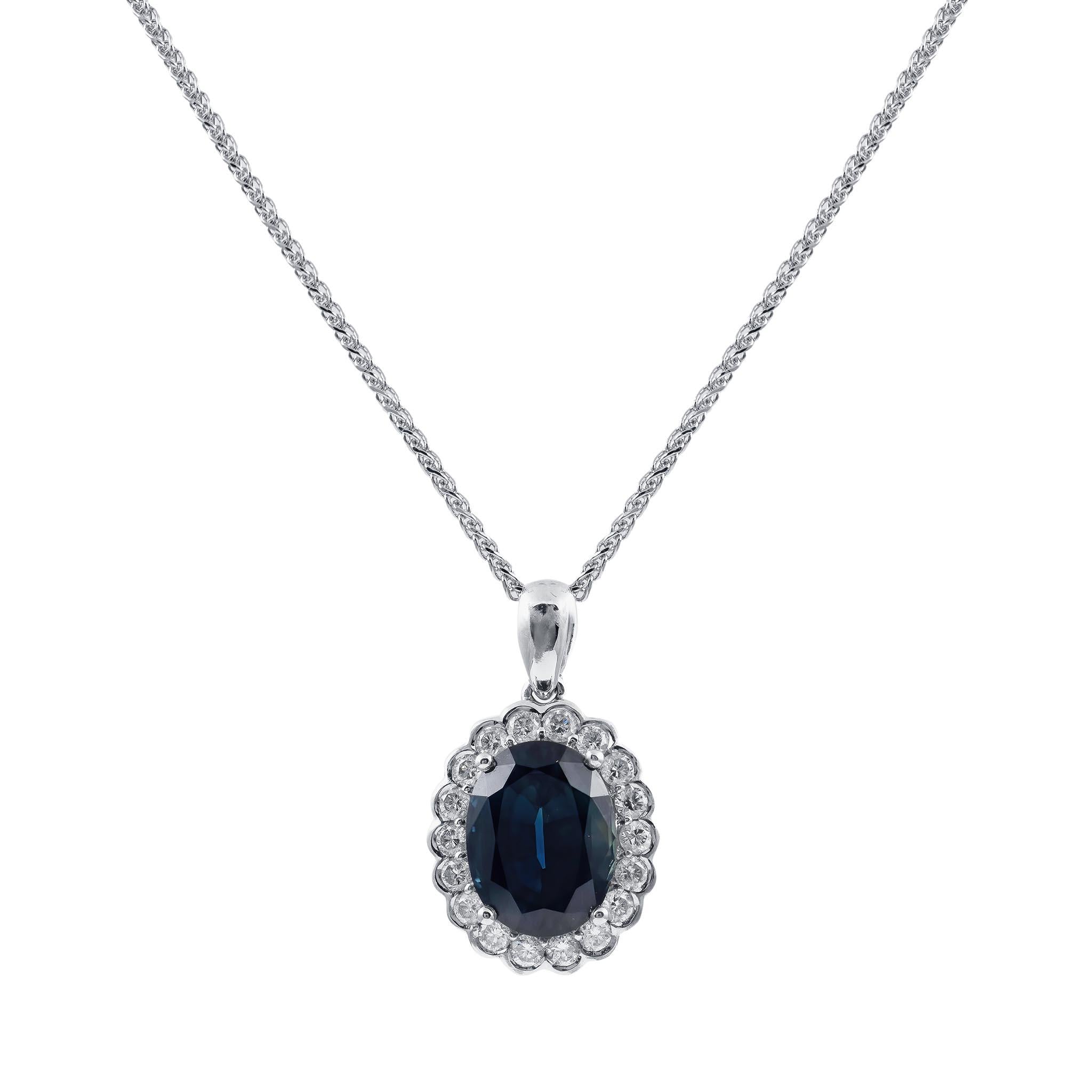 Australian Inverell Sapphire Pendant