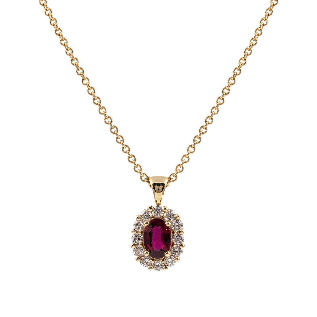 Ruby and Diamond Pendant