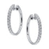 Diamond Hoop Earrings