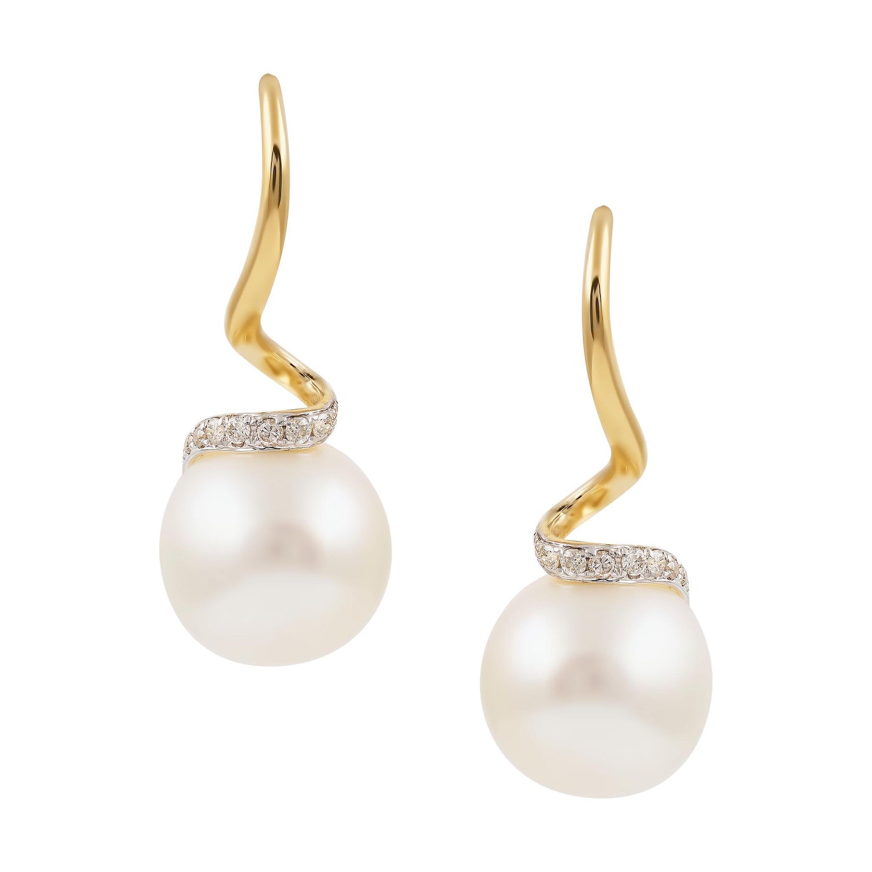Pearl and Diamond Earrings Brisbane