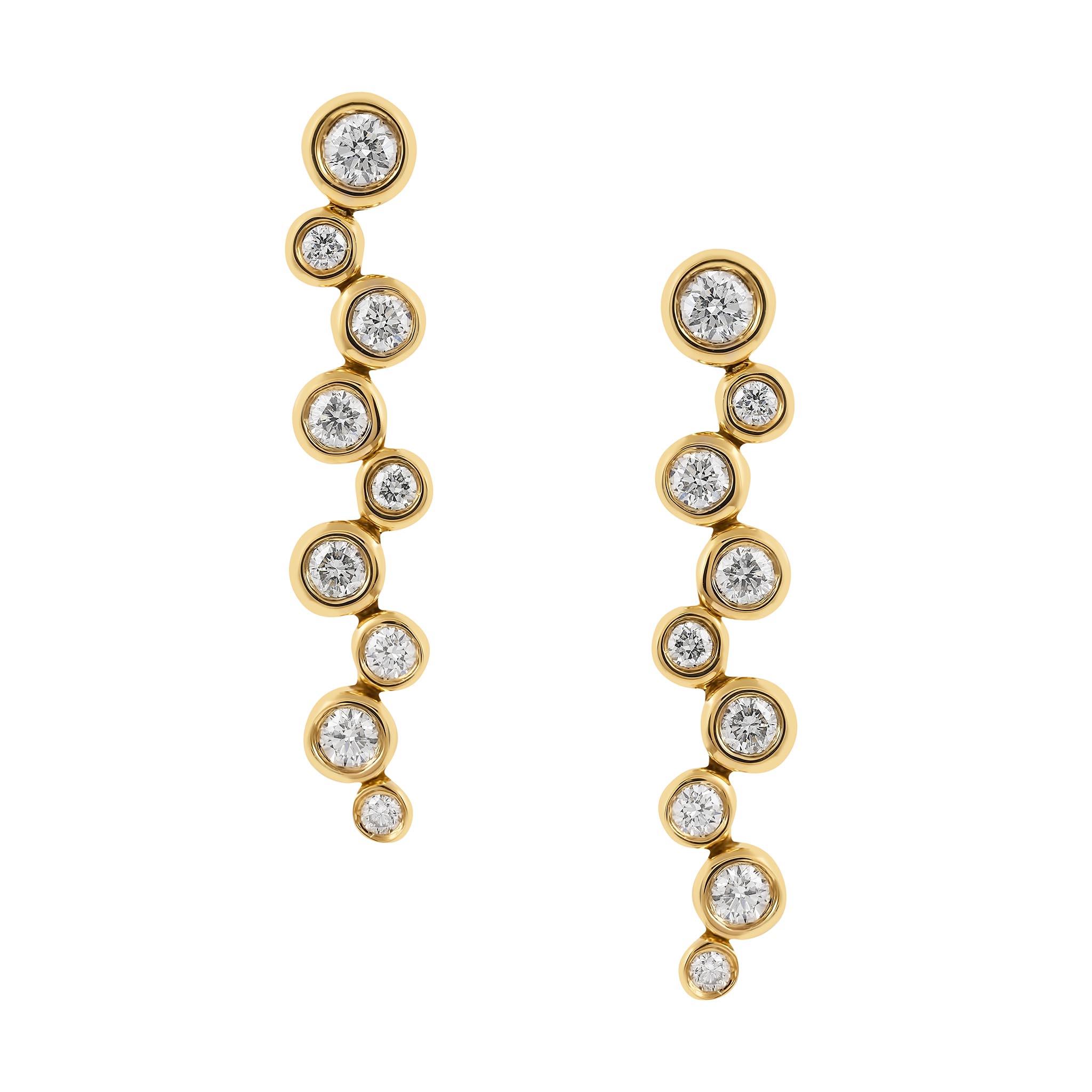 Diamond Drop Earrings