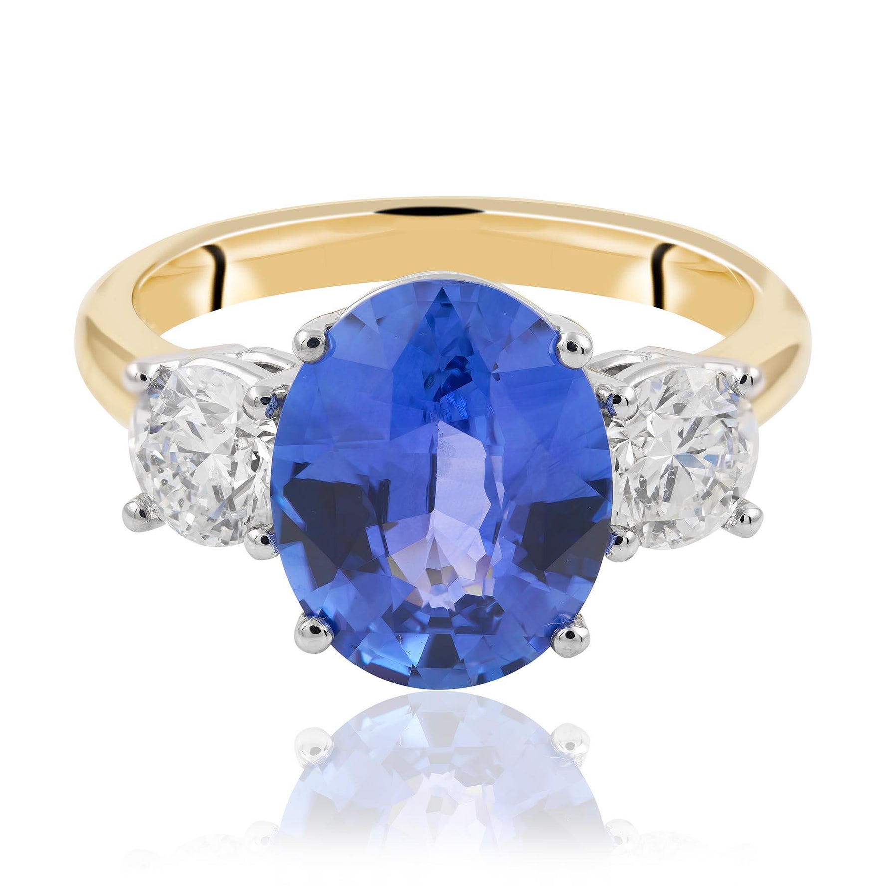 Ceylon Sapphire Diamond Trilogy