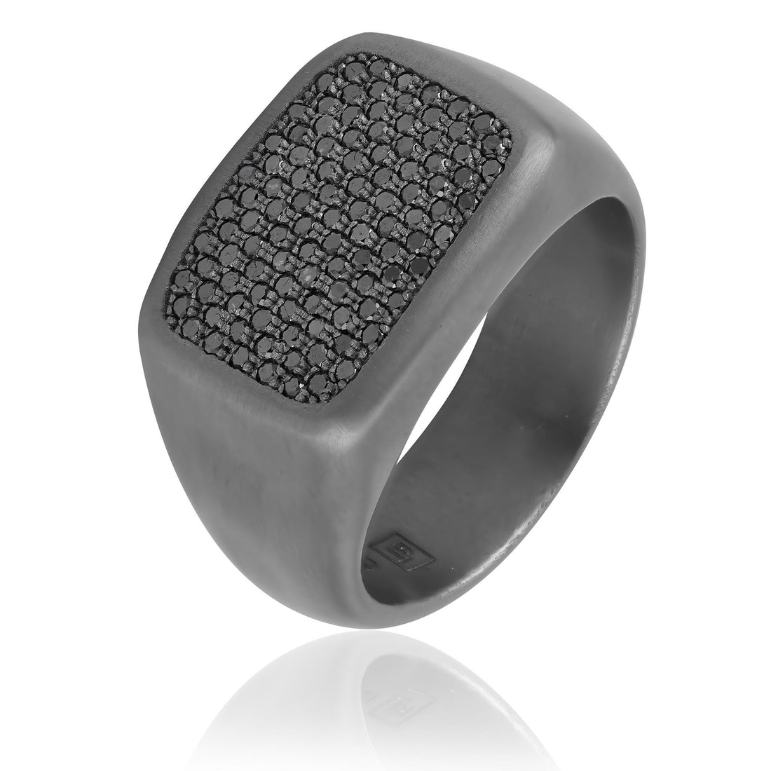 Black Diamond Ring, Gents Diamond Ring
