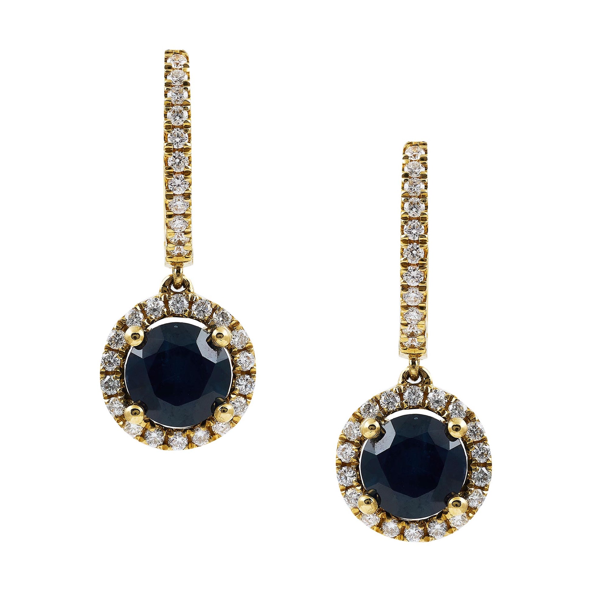 Australian Sapphire Drop Earrings