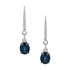 Sapphire and Diamond Earrings