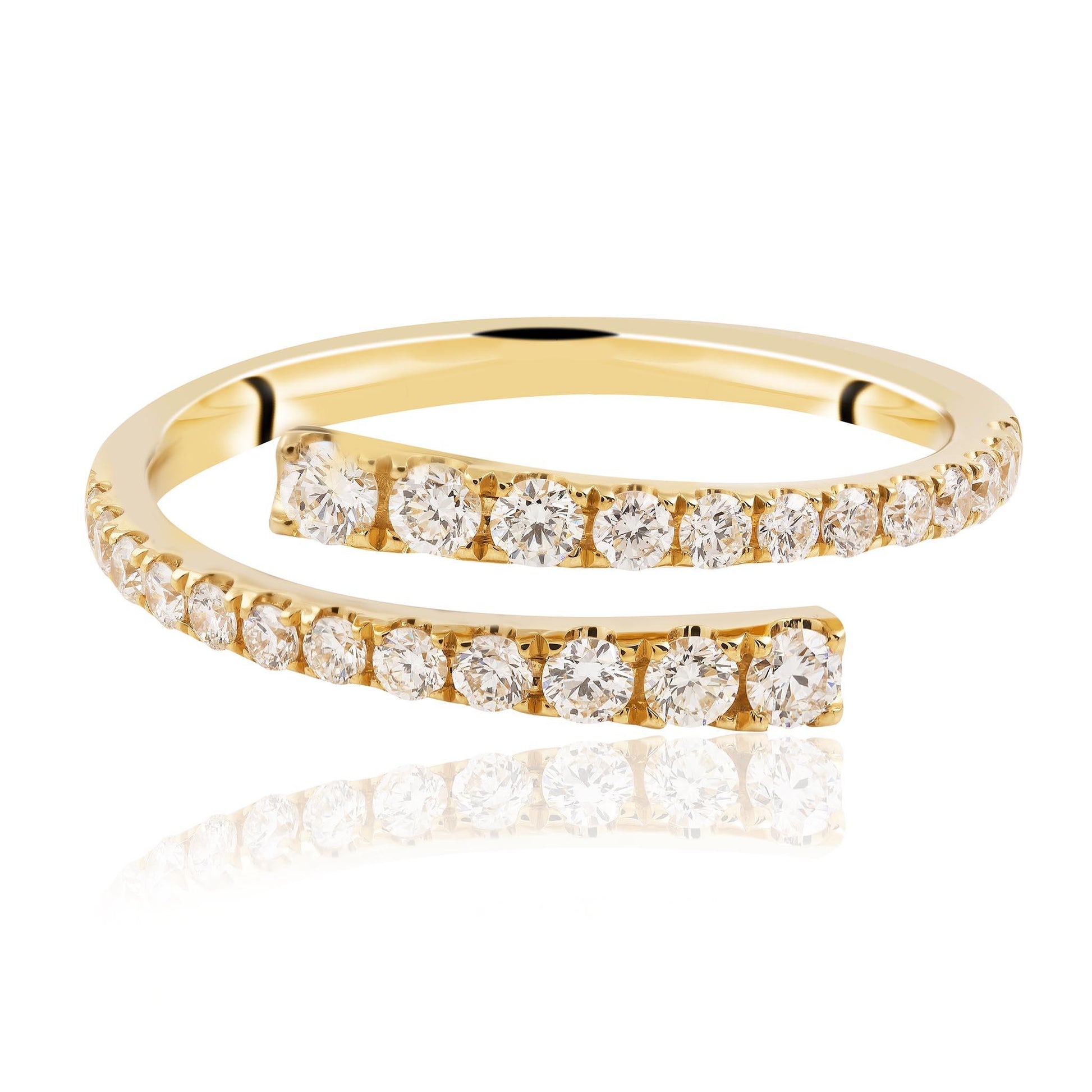 Diamond Split Band Ring