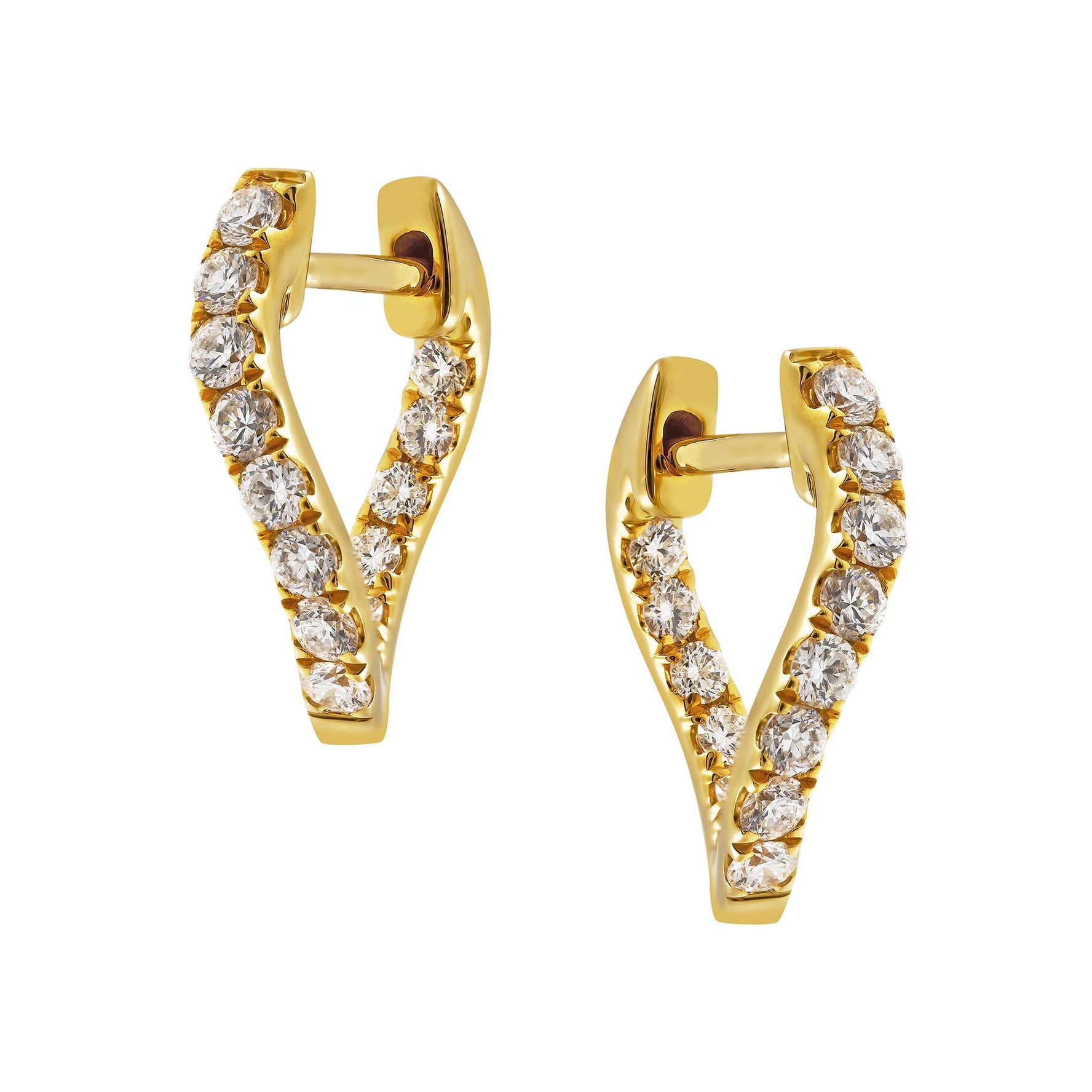 Diamond Twist Earrings