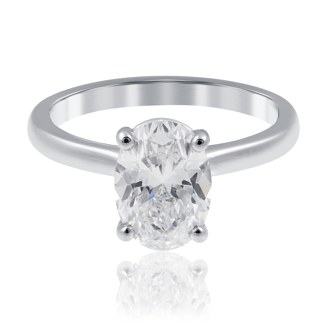 2ct Oval Cut Diamond Engagement Ring Brisbane