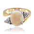 Opal and Diamond Ring
