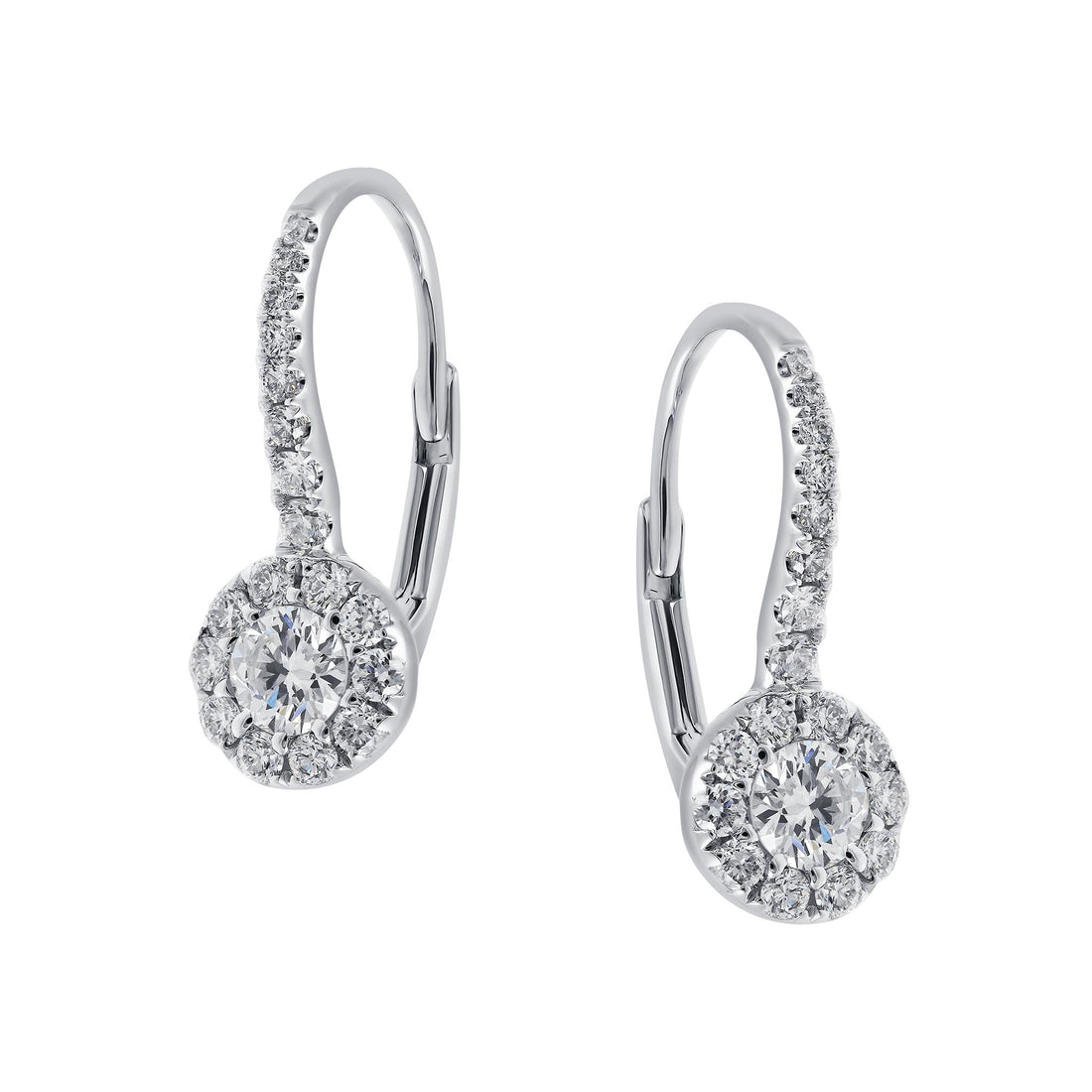 diamond drop earrings