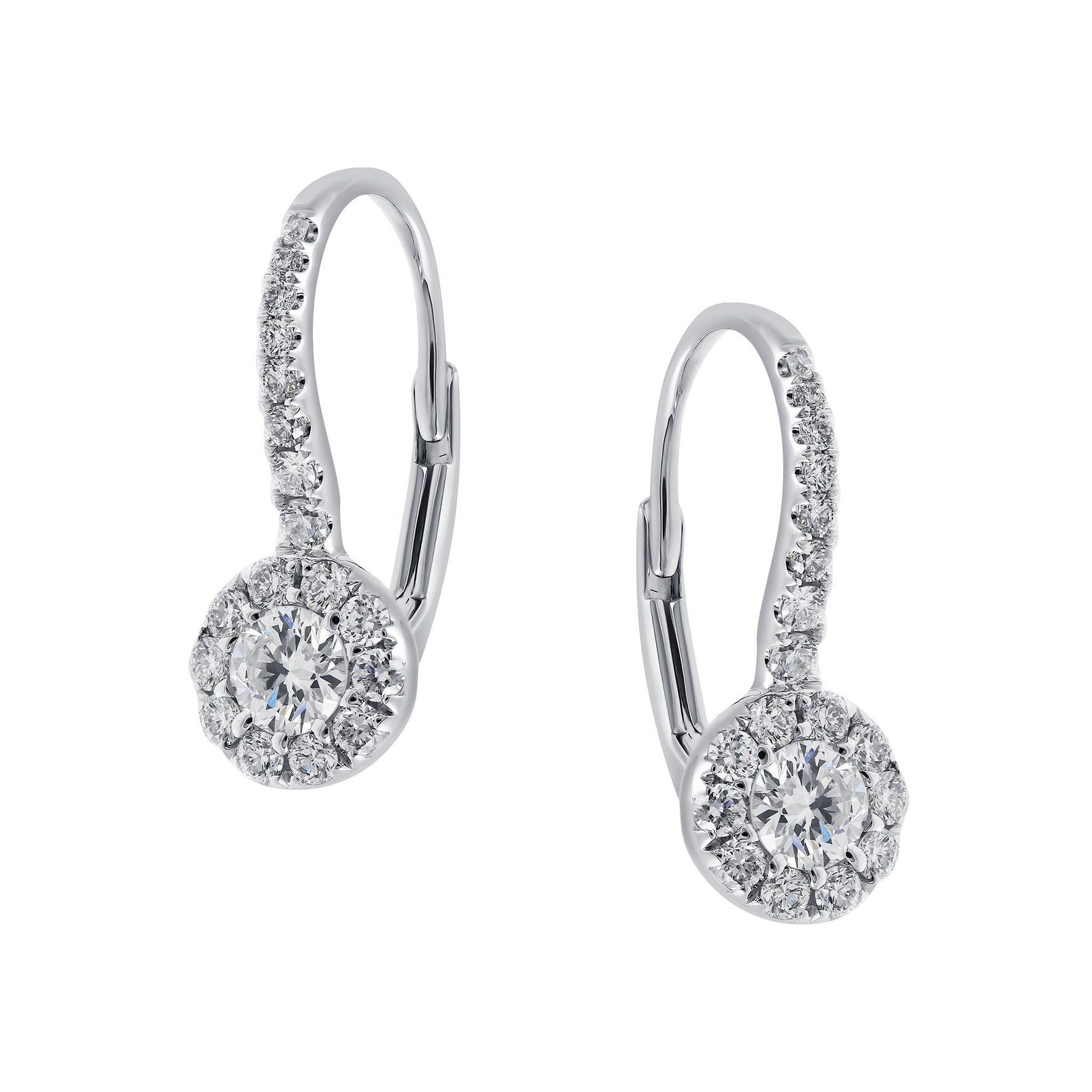 diamond drop earrings