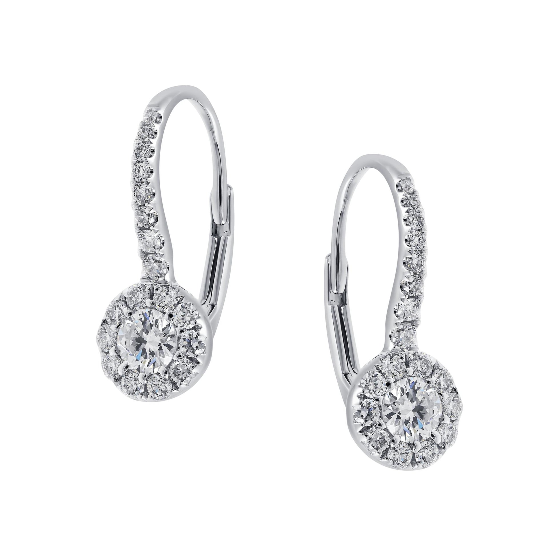 diamond drop earrings
