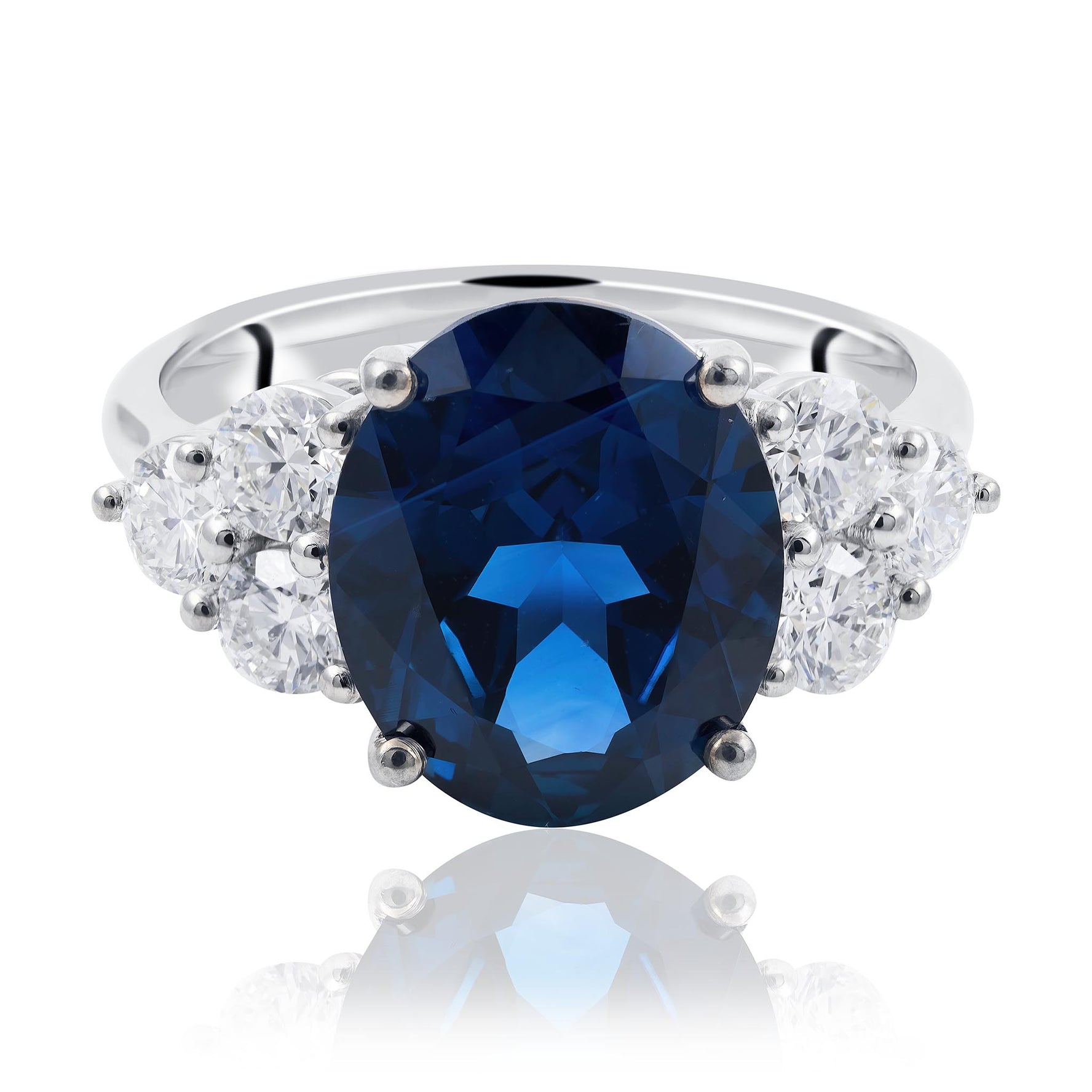 Australia Sapphire and Diamond Ring