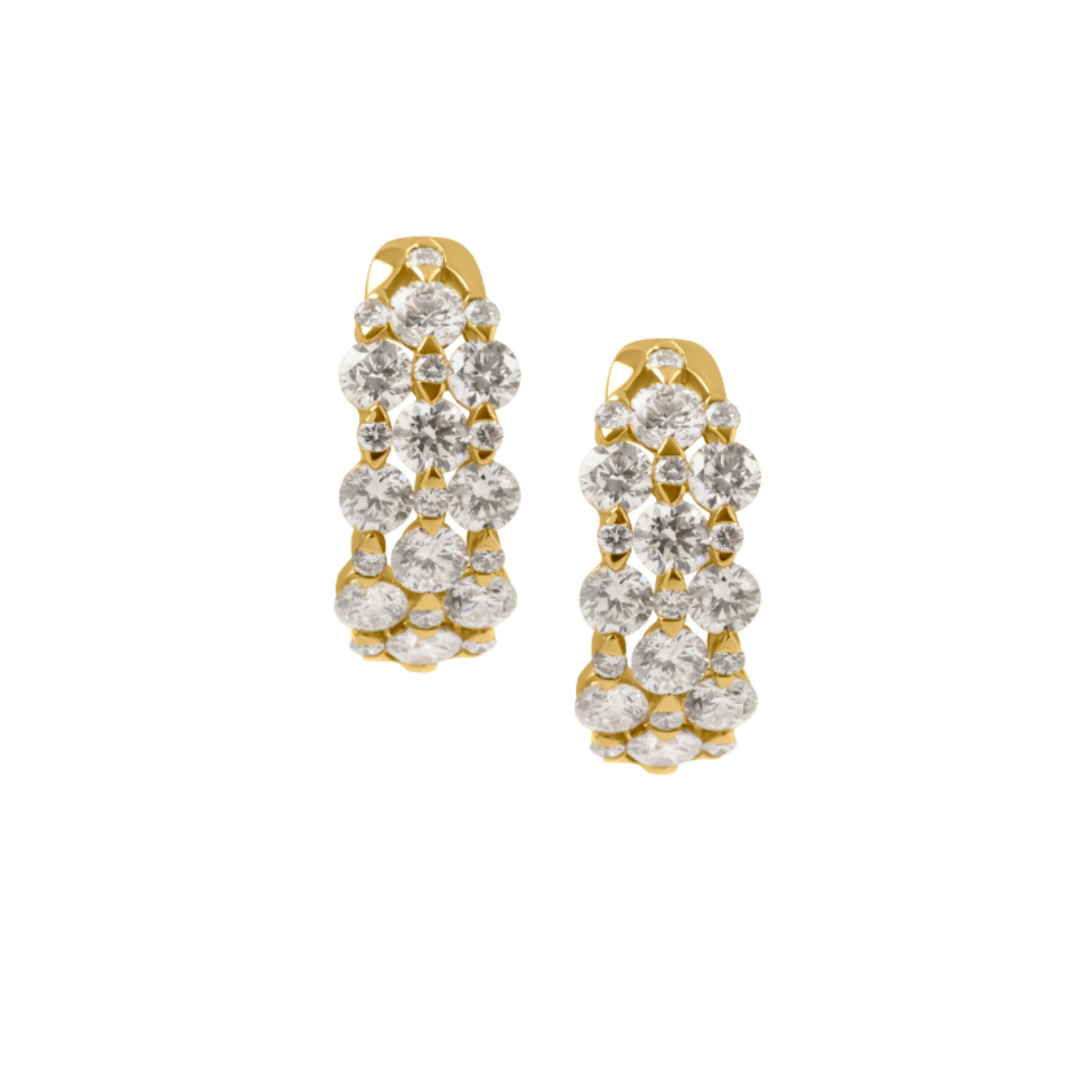 1.75ct Diamond Spray Hoops