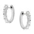 Oval Cut Diamond Hoops