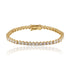 Yellow Gold Diamond Tennis Bracelet