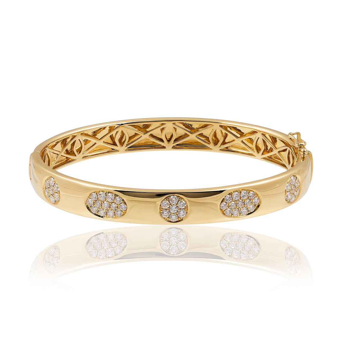 Diamond Set Bangle