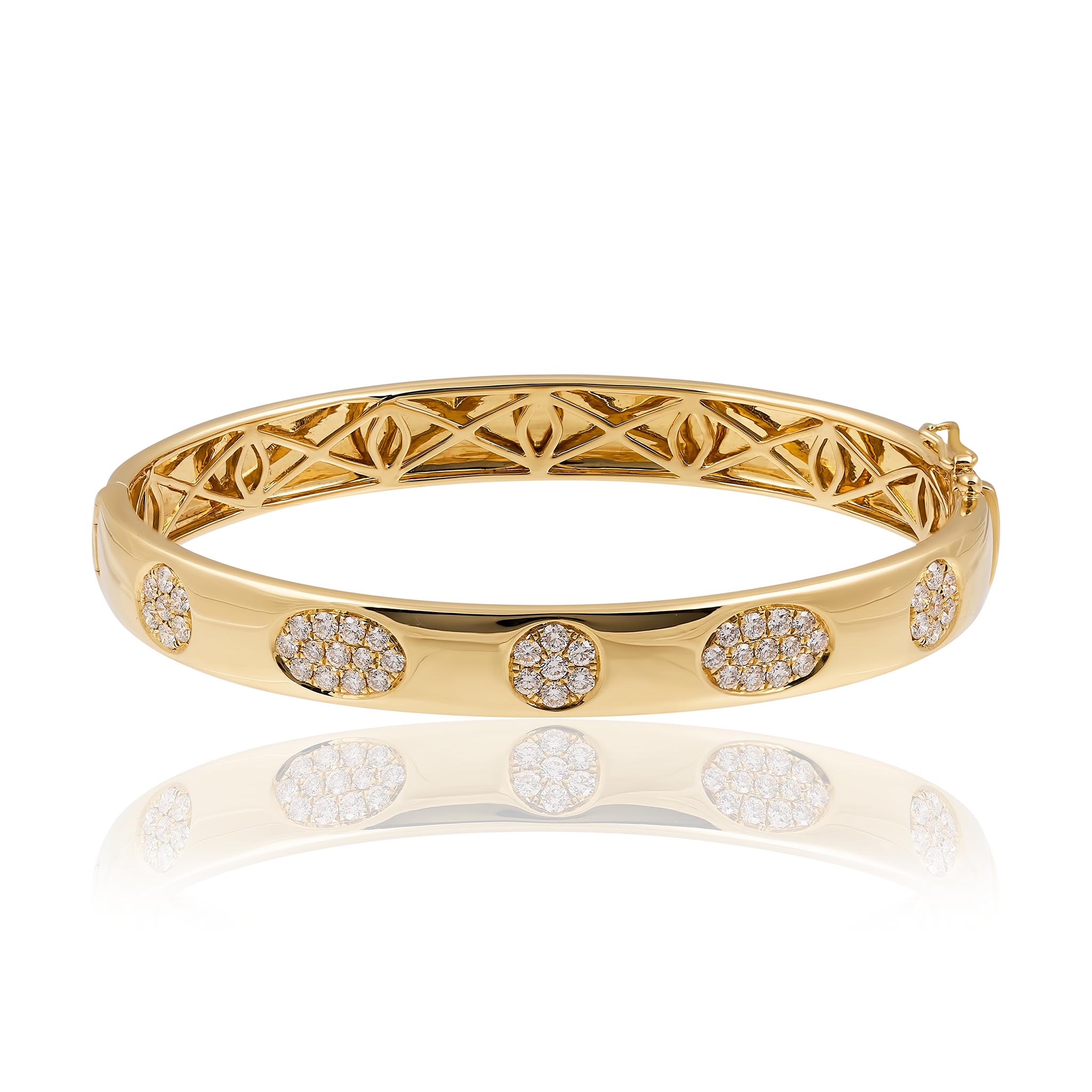 Diamond Set Bangle