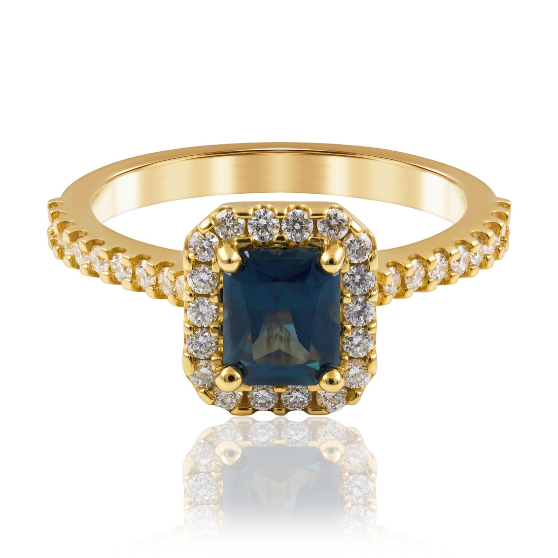 Australian Sapphire Engagement Ring