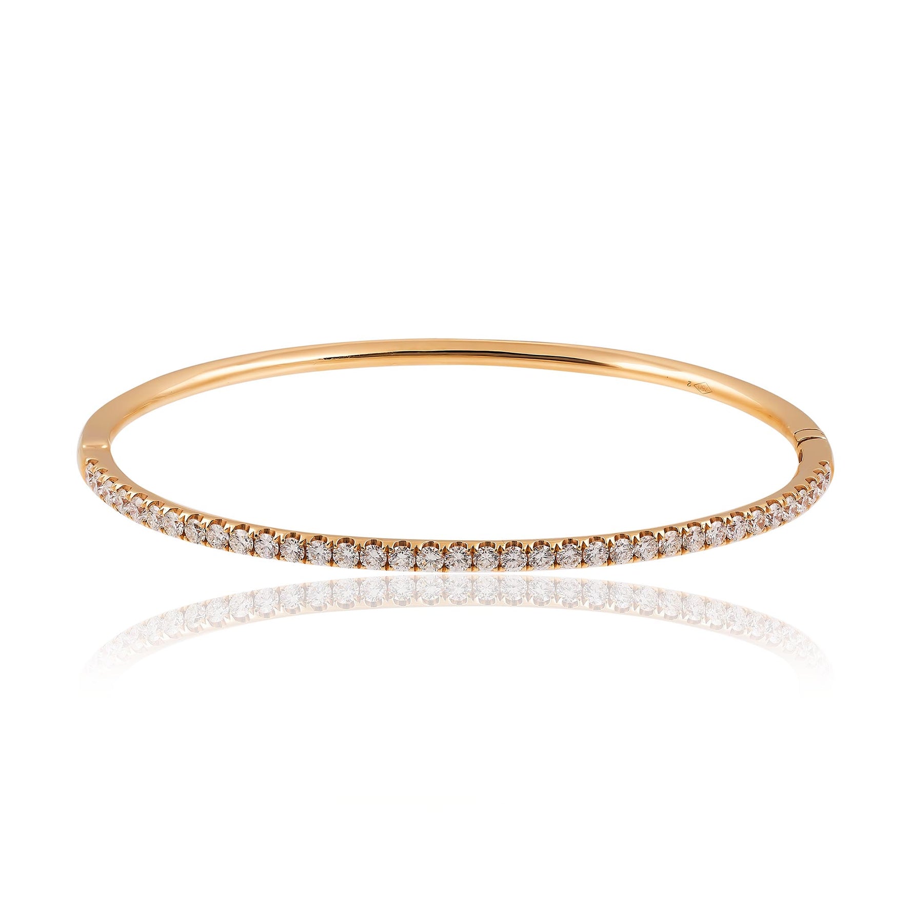 Rose Gold Diamond bangle