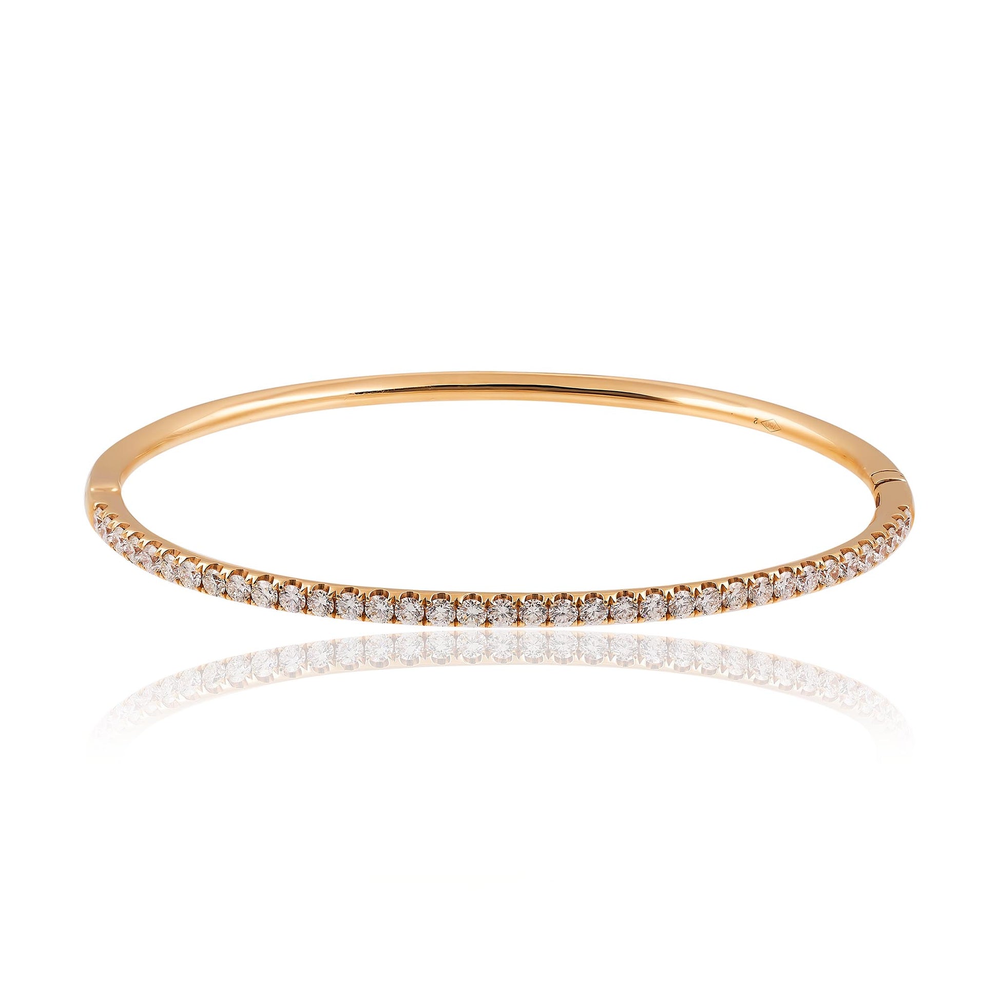 Rose Gold Diamond bangle