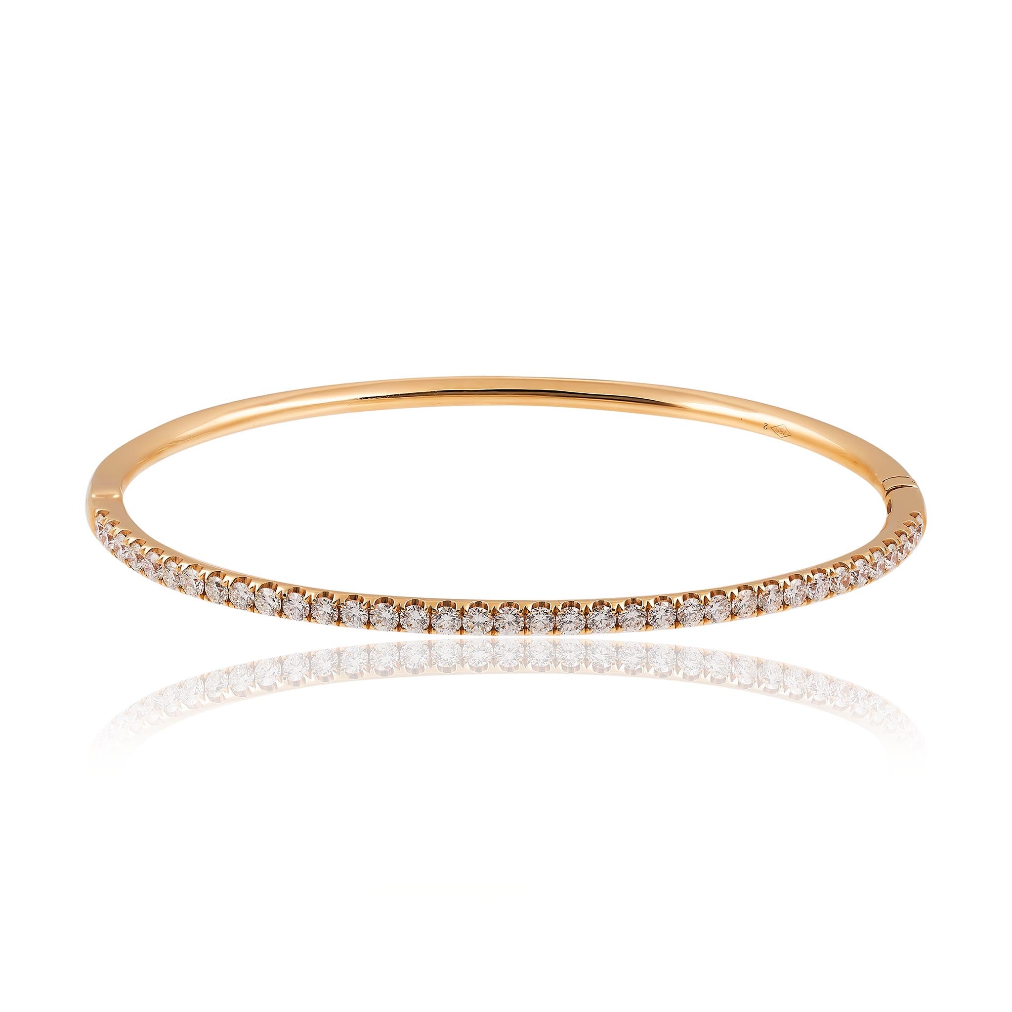 Rose Gold Diamond bangle