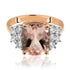 Morganite and Diamond Ring