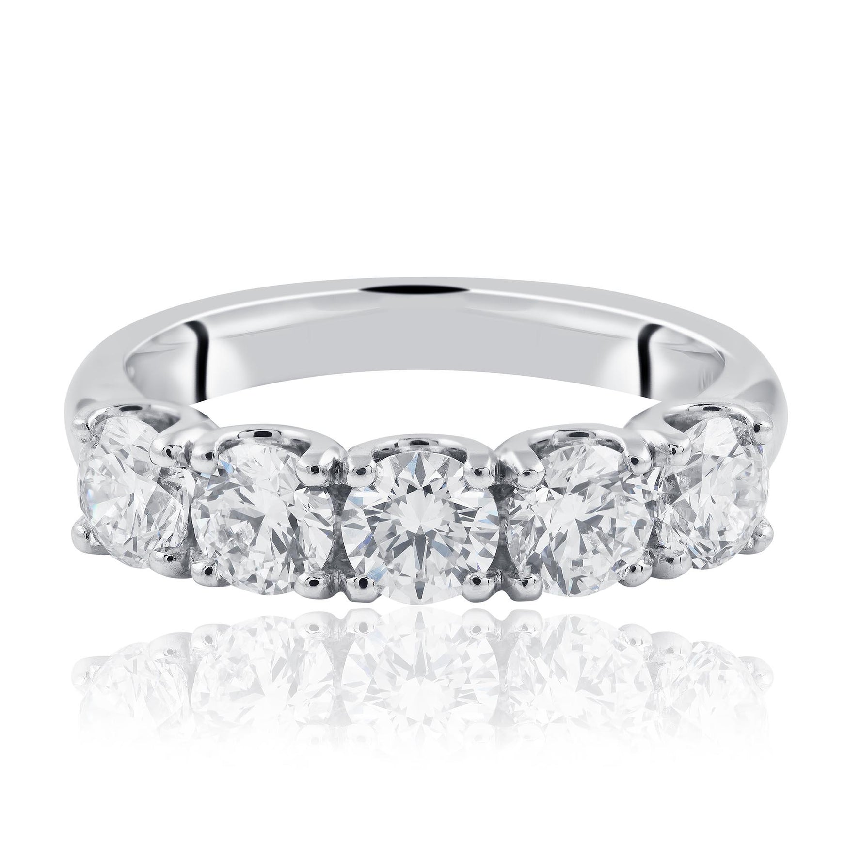 Diamond Ring. Five Stone Diamond Ring