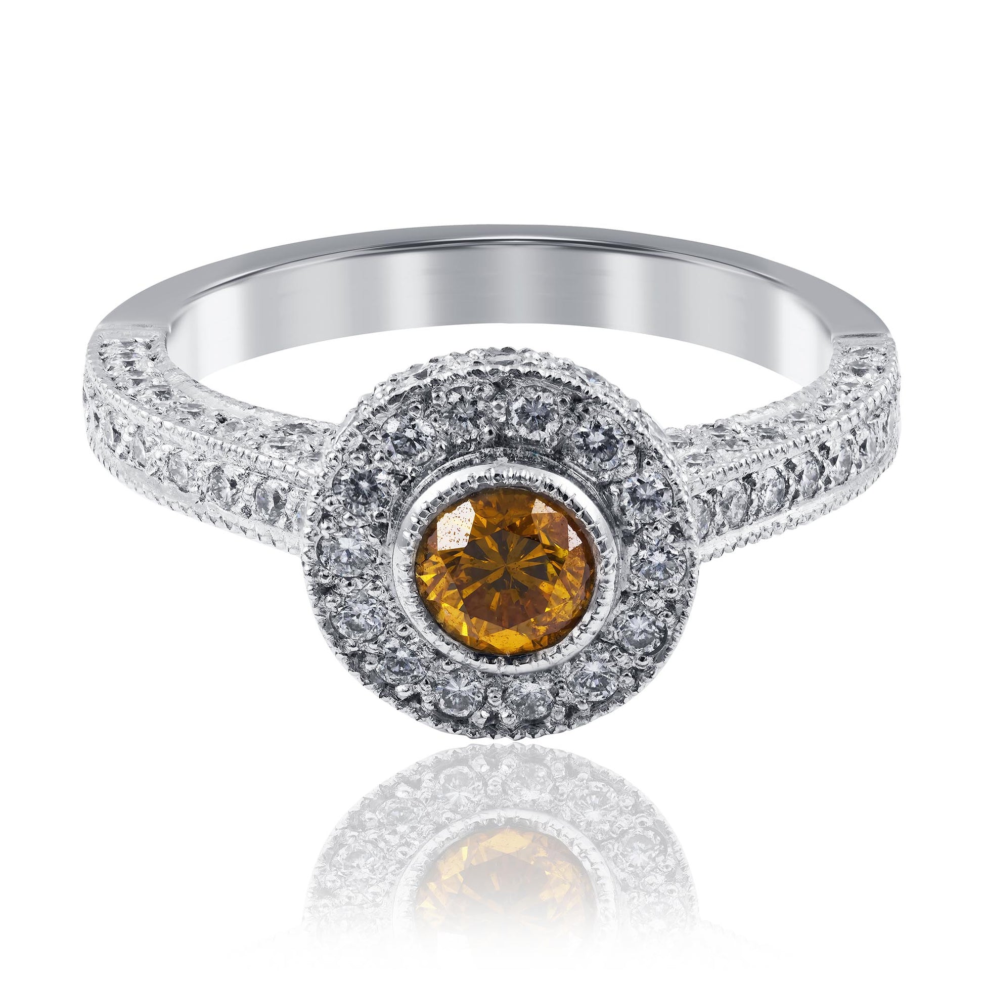 Cognac Diamond Ring Brisbane