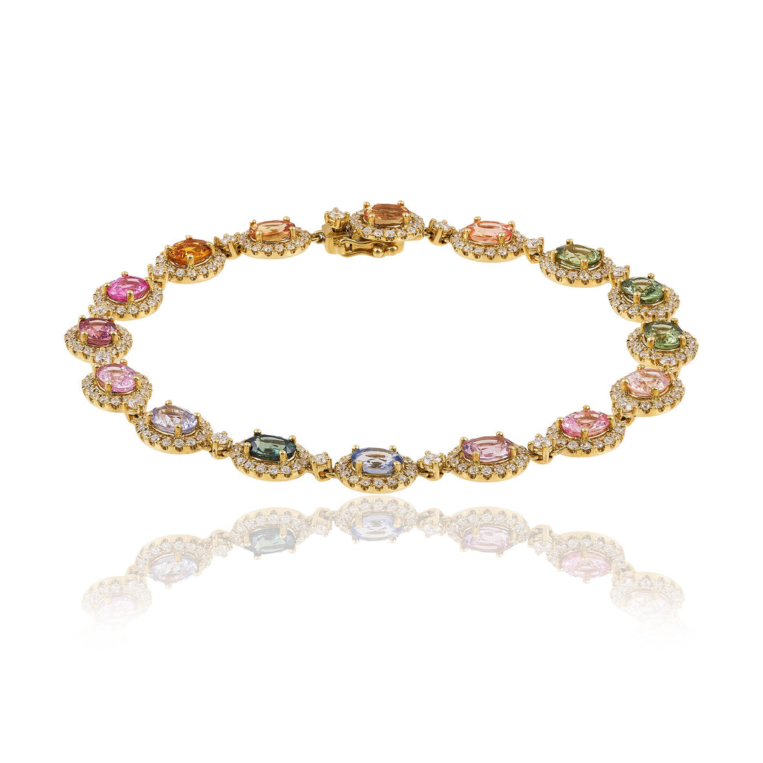 sapphire and diamond bracelet