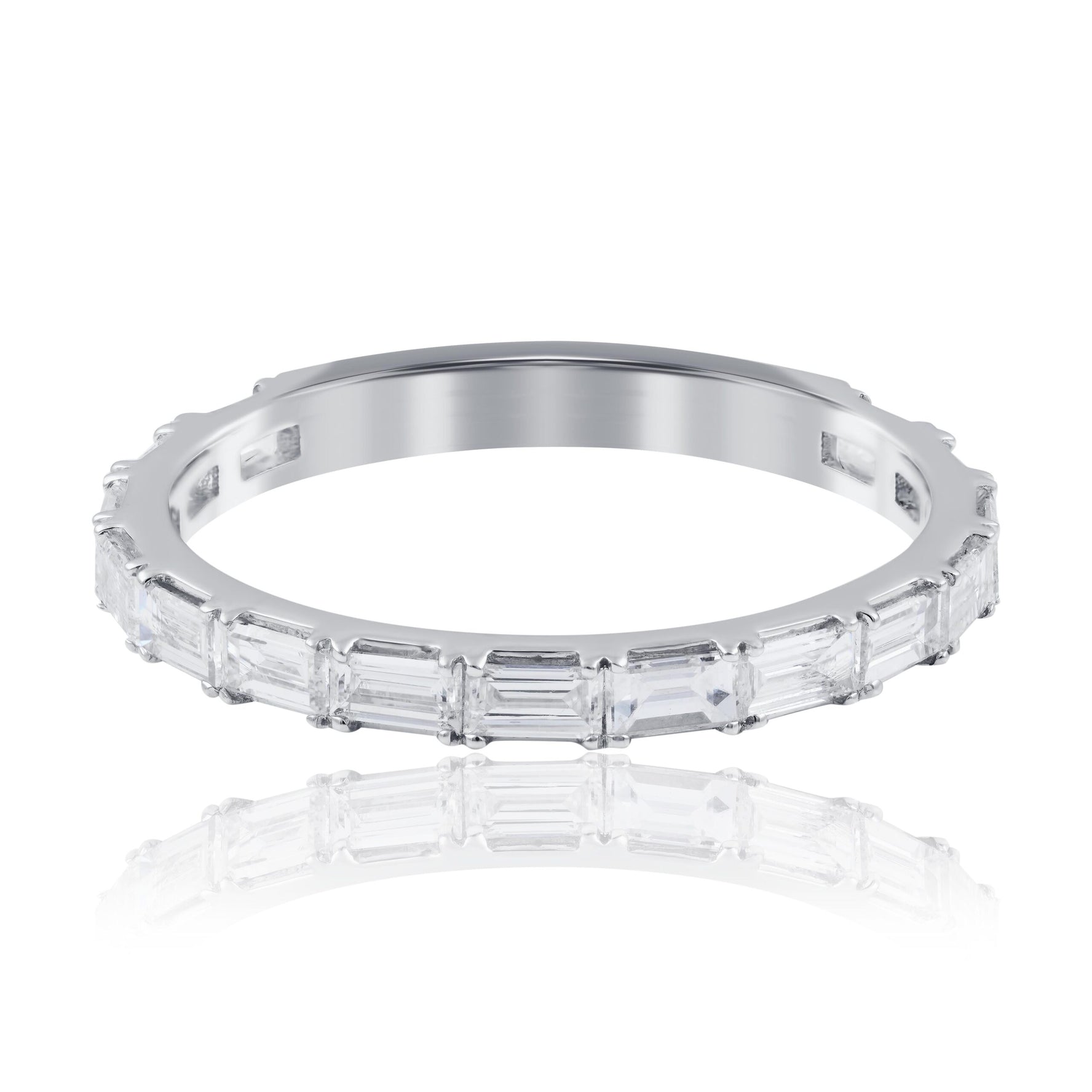 Baguette Diamond Wedding Band