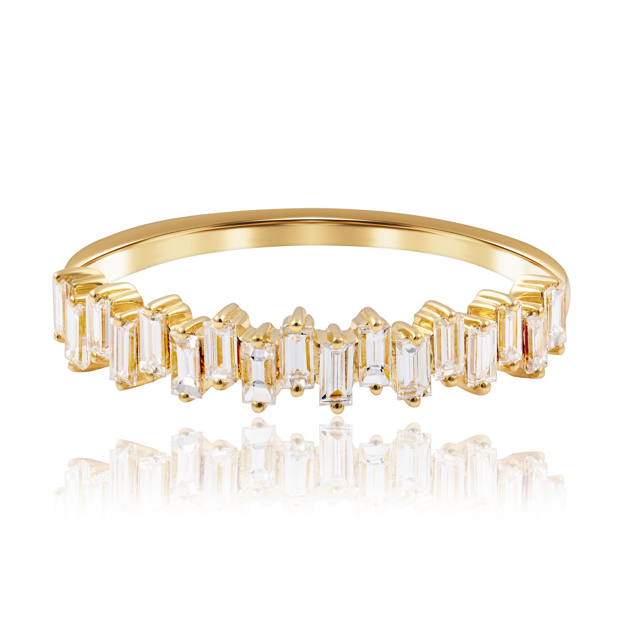 Baguette cut Diamond ring