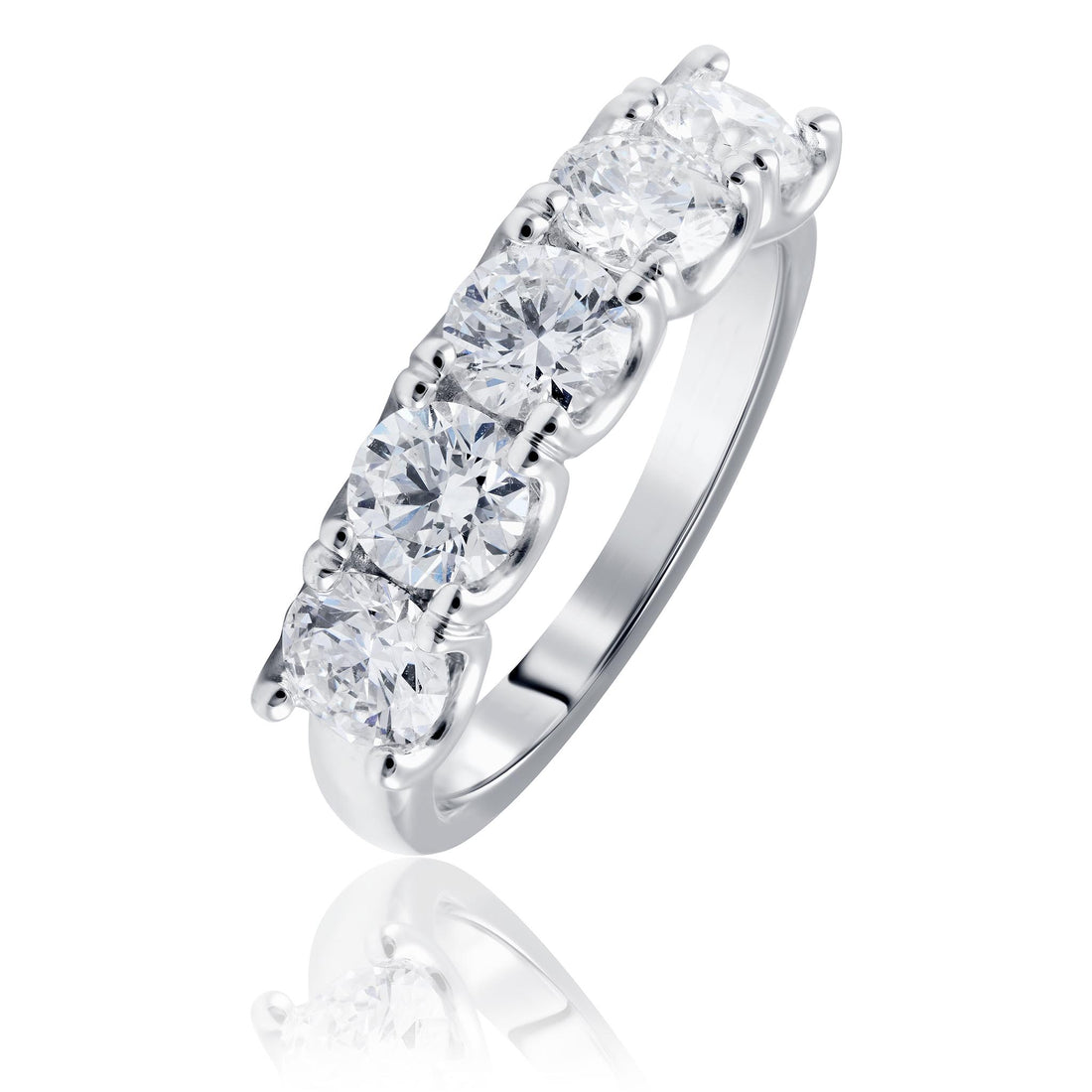 Round Brilliant Cut Diamond Five Stone