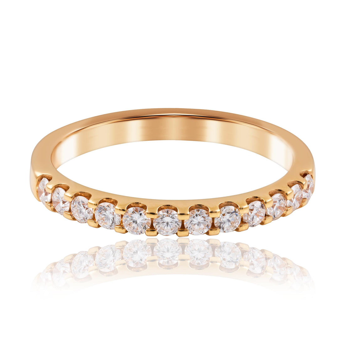 Rose Gold Diamond Wedding Ring