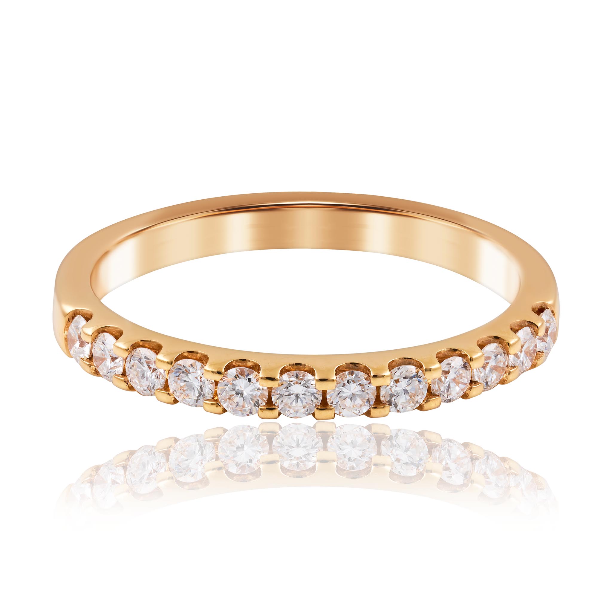 Rose Gold Diamond Wedding Ring