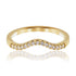 Curved Diamond Wedding Ring