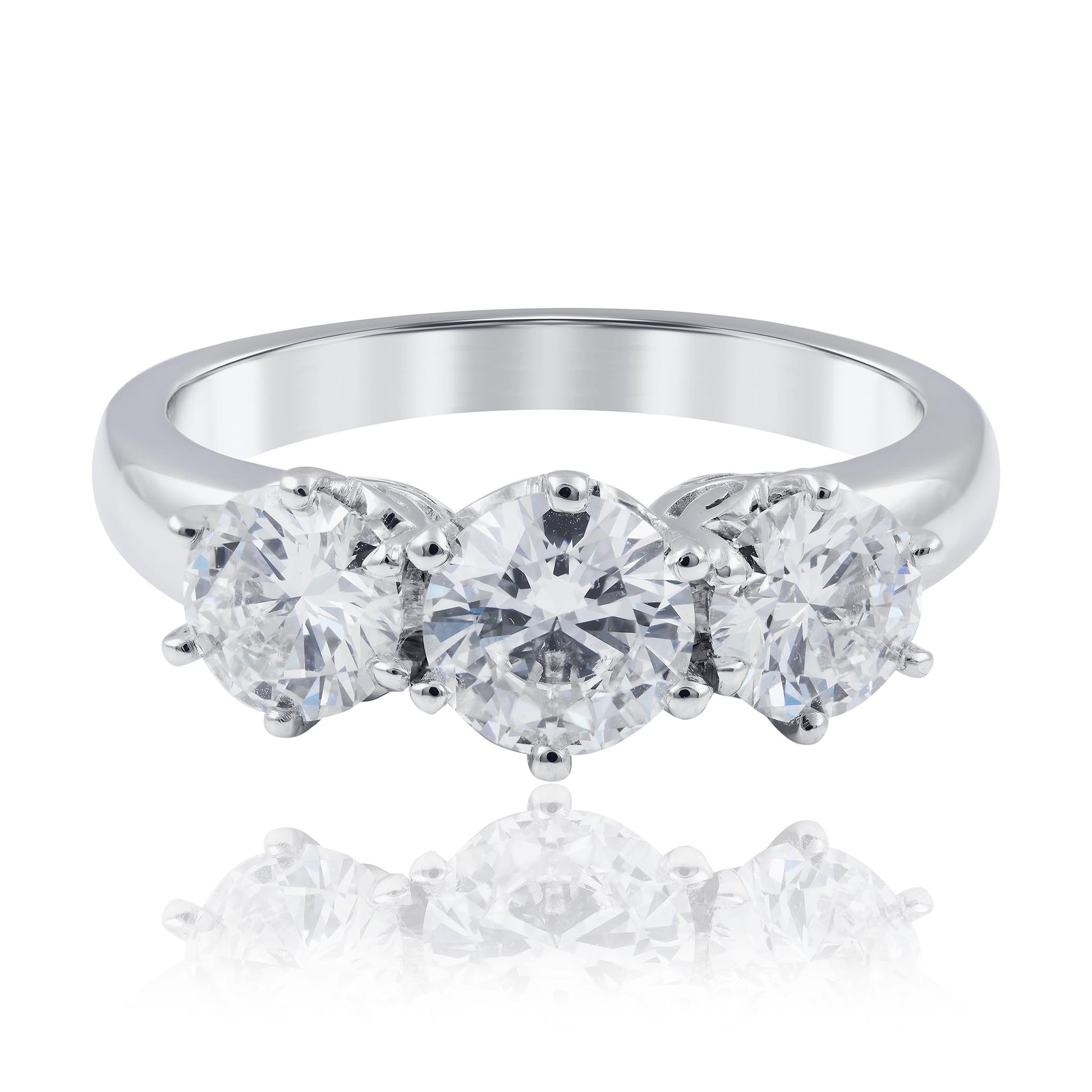 Round Brilliant cut Diamond Trilogy