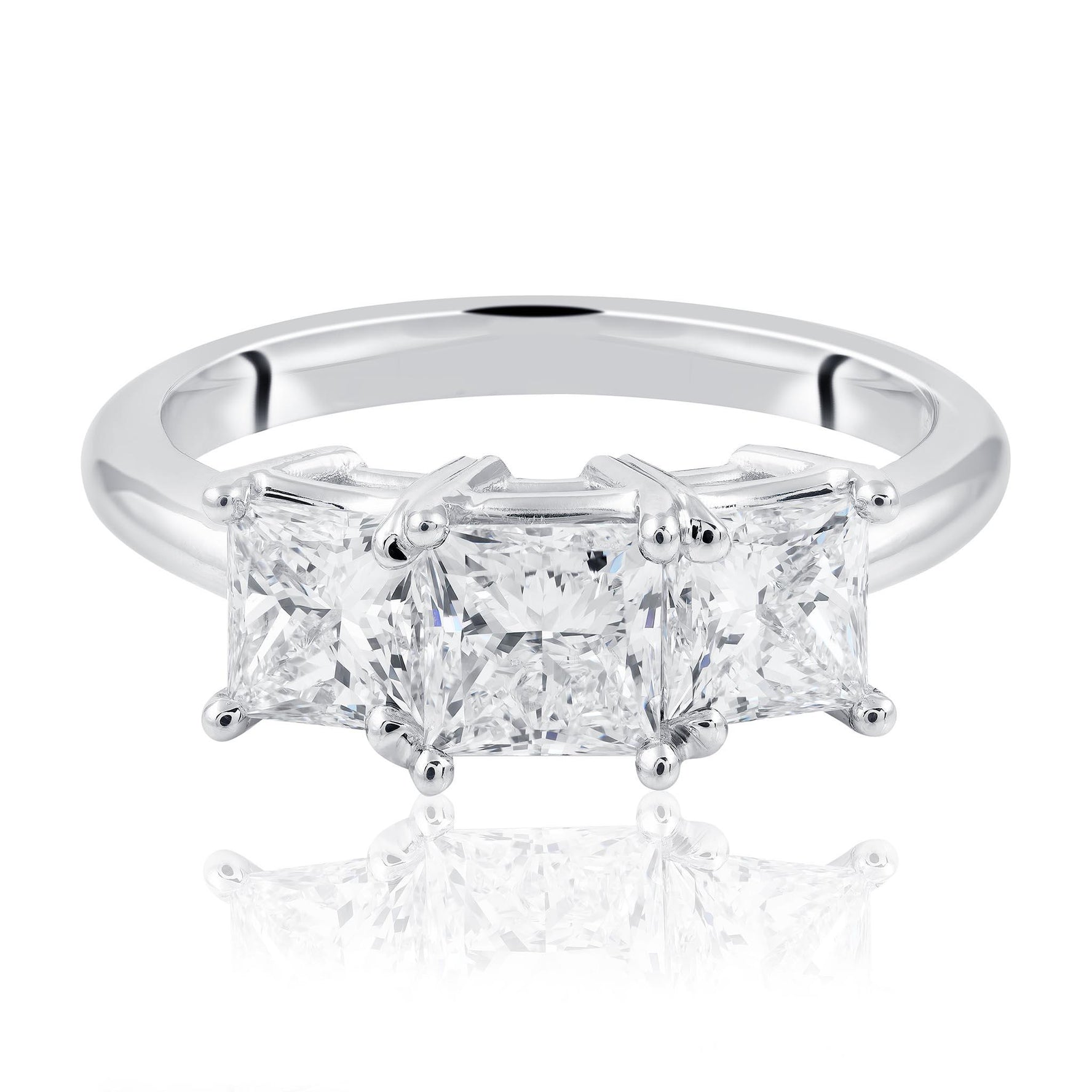 Princess Cut Diamond Trilogy.